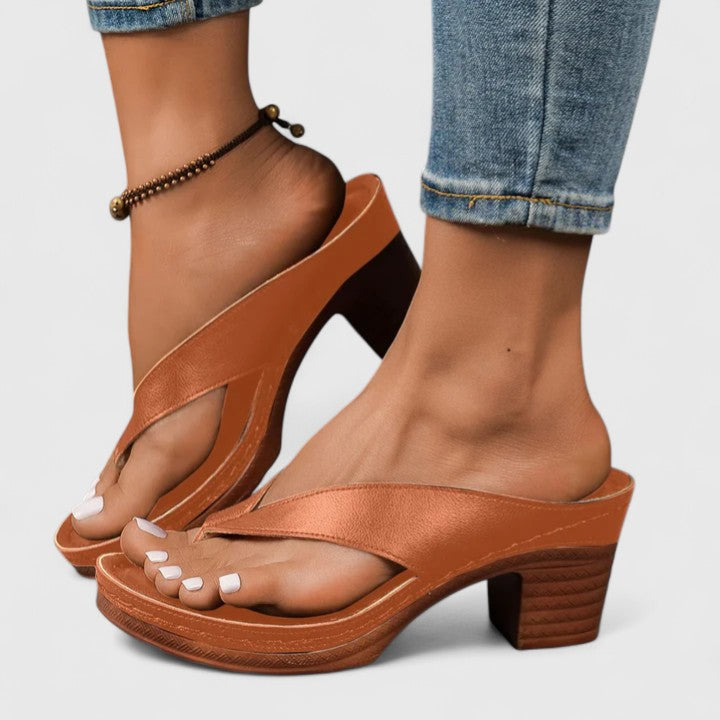 Savannah | Women’s Block Heel Sandals with Ankle Strap