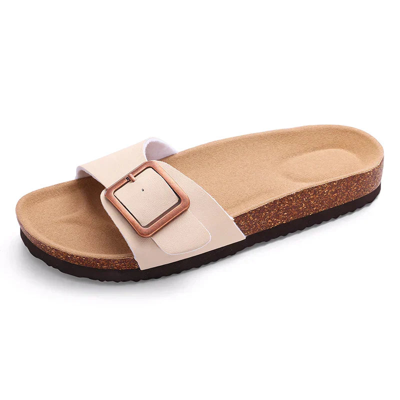 Pleuni | Women’s Terra Buckle Sandals with Cushioned Insole