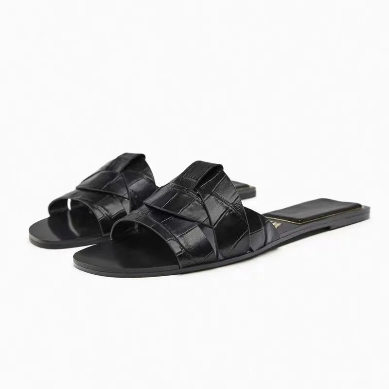 Siena | Women’s Flat Slide with Cushioned Footbed