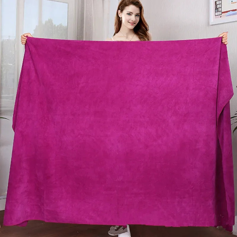 Sunny | Women’s Thick Microfiber Bath Towel with Plush