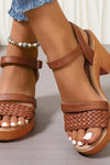 Shira | Women’s Woven Platform Sandals with Comfort