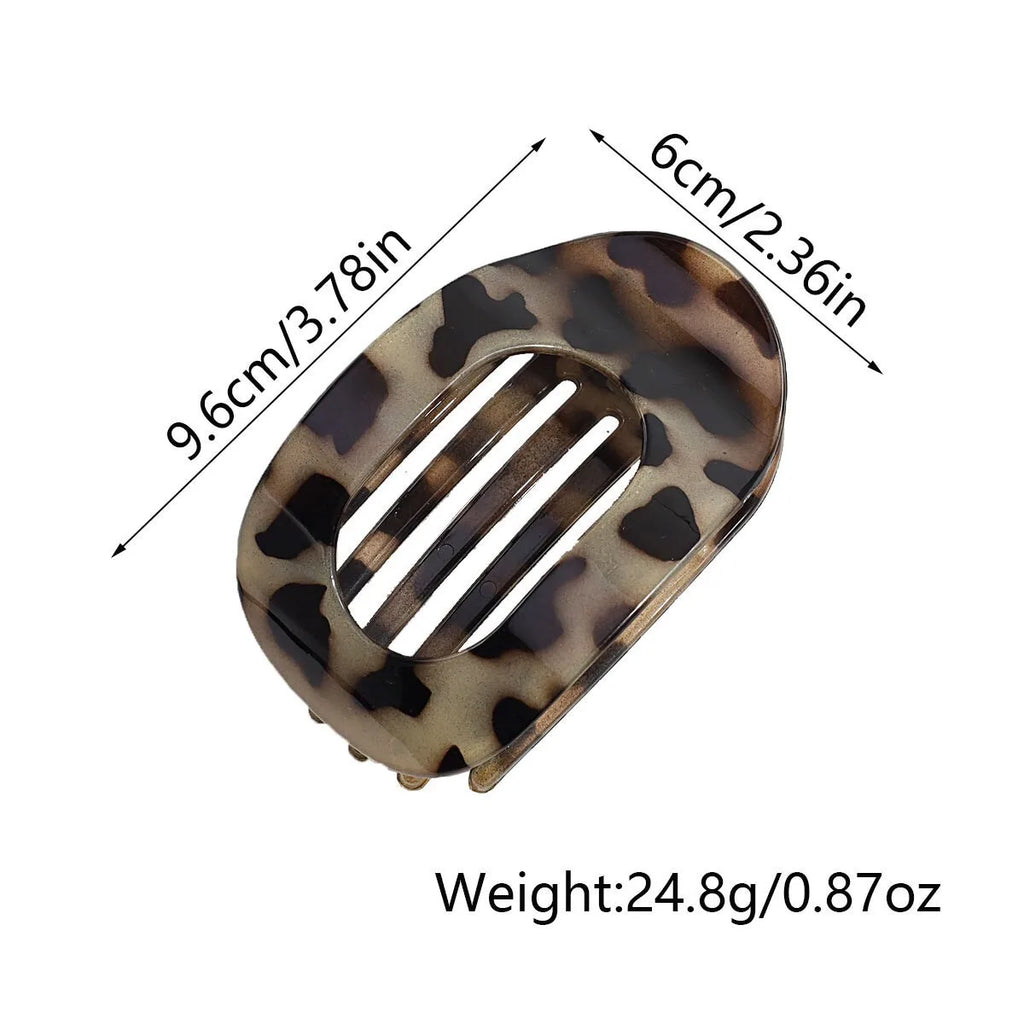 Brenda | Women’s Oval Hair Clip with Matte Finish