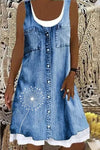 Valencia™ | Soft and Elegant Denim Dress