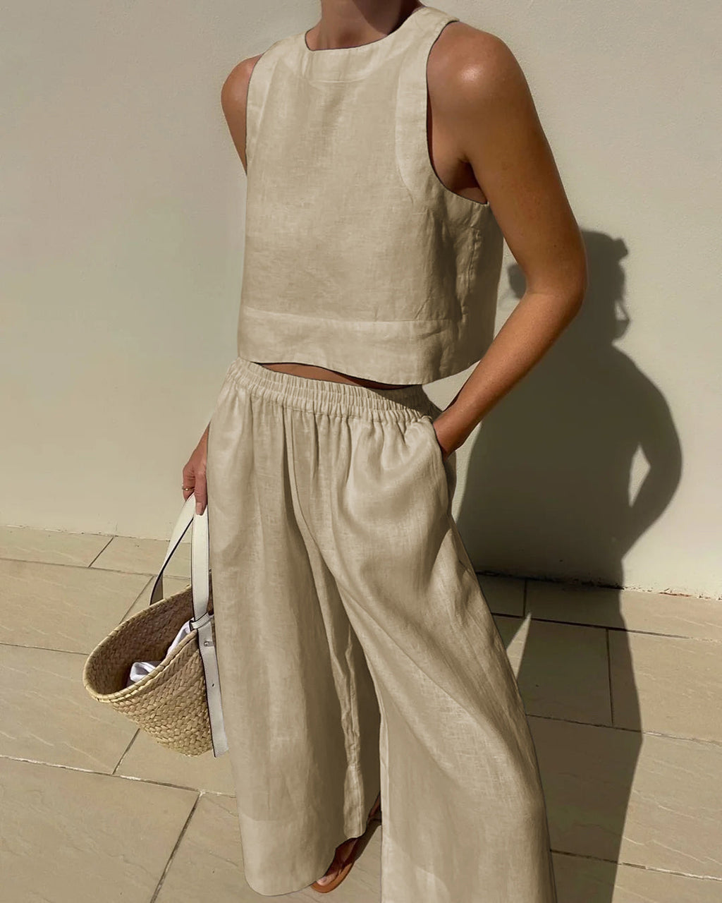 Fayenne | Women’s Two-Piece Set with Sleeveless Tank