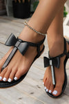 Amara Rhinestone Bow Sandals