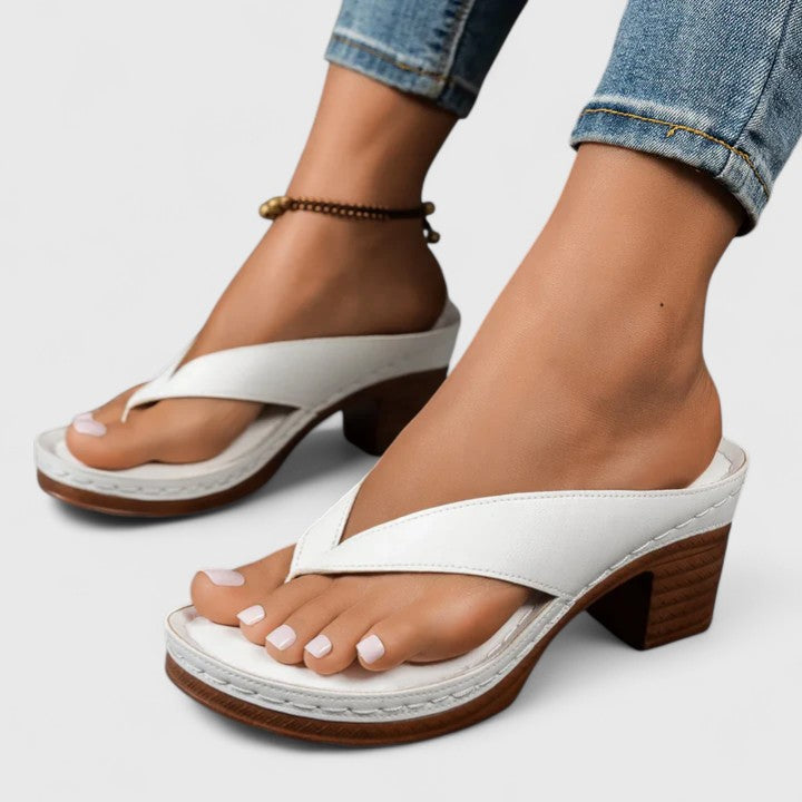 Savannah | Women’s Block Heel Sandals with Ankle Strap