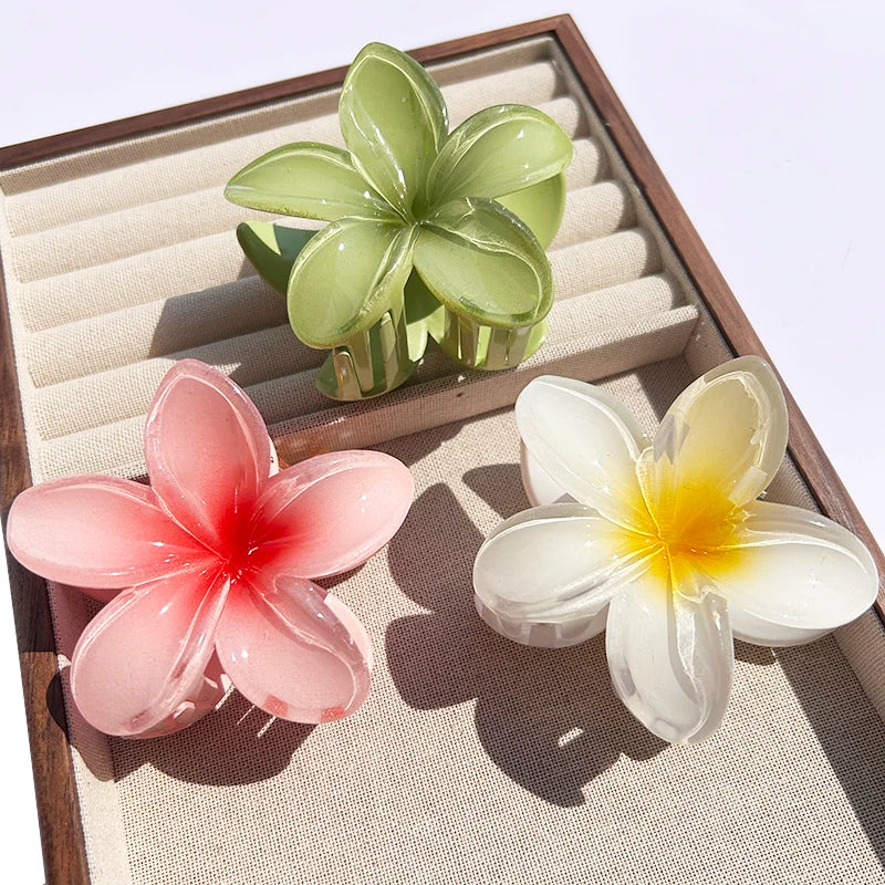 Nara | Women’s Hawaiian Gradient Flower Clip with Grip