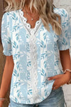 Joann™ | Floral Lace V-Neck Blouse
