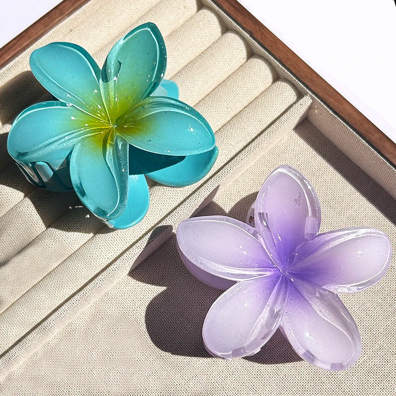 Nara | Women’s Hawaiian Gradient Flower Clip with Grip