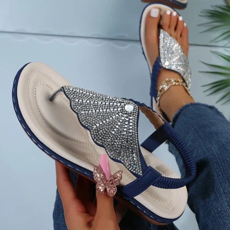Samira | Women’s Zahara Gleam Sandals with Shine
