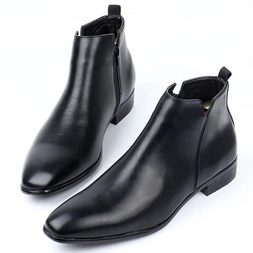 Alessio Romano | Minimalist Leather Chelsea Boots For Men