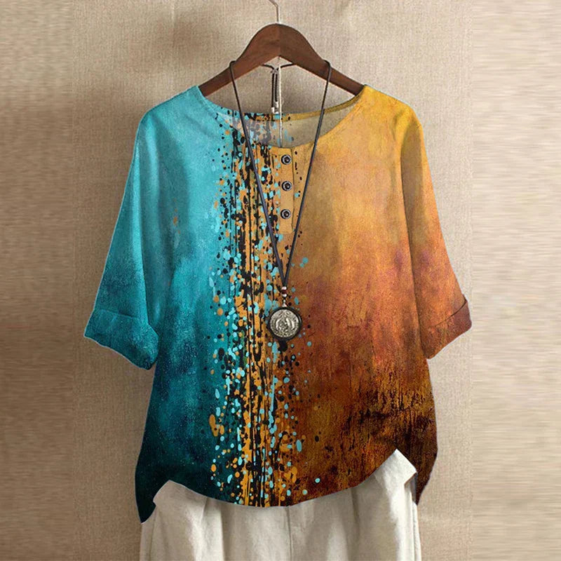 Anya | Women’s Retro-Inspired Blouse with Elegant Detailing