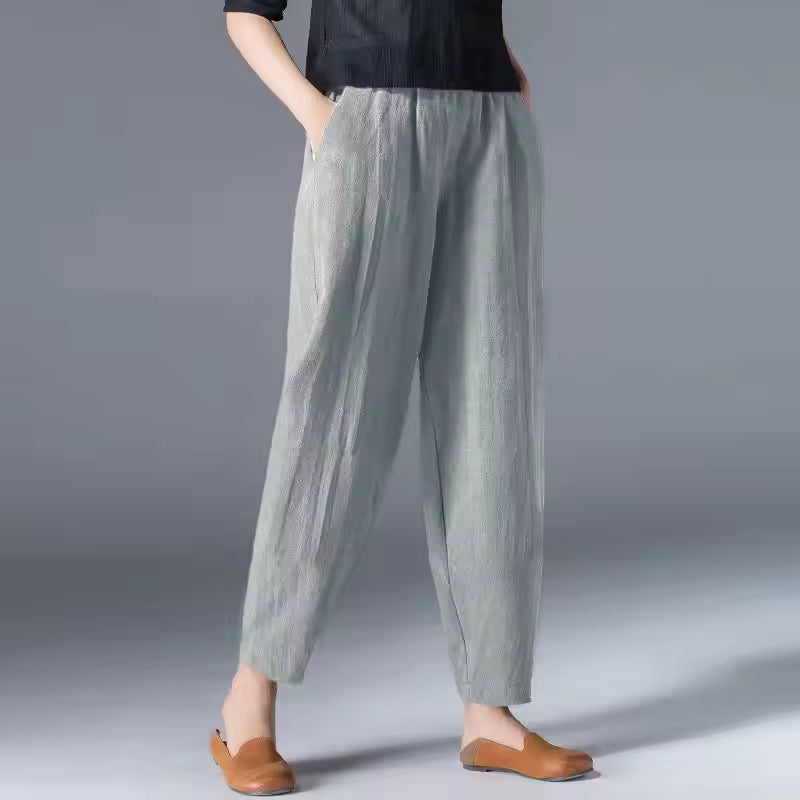 Desiree | Women’s Lightweight Trousers with Draped Silhouette