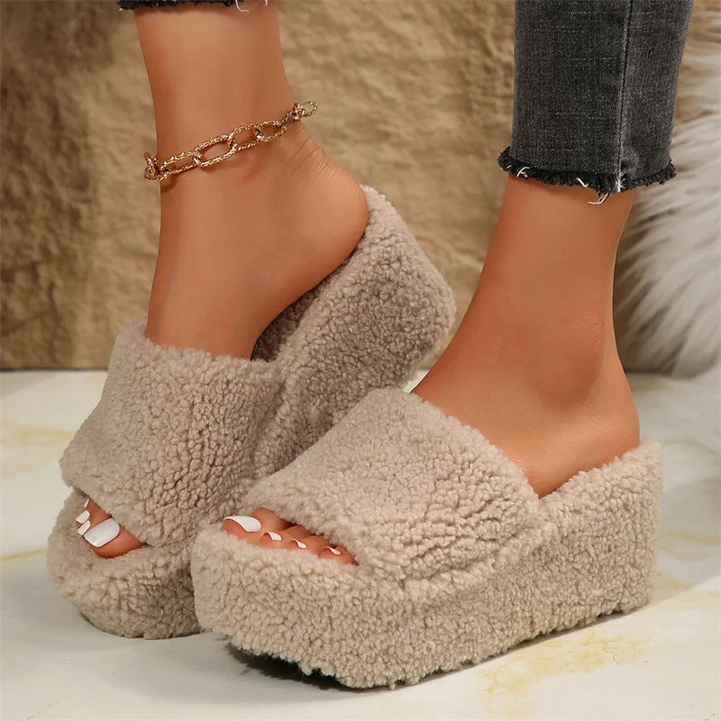 Luna | Women’s Lounge Platform Wedges with Cushioning