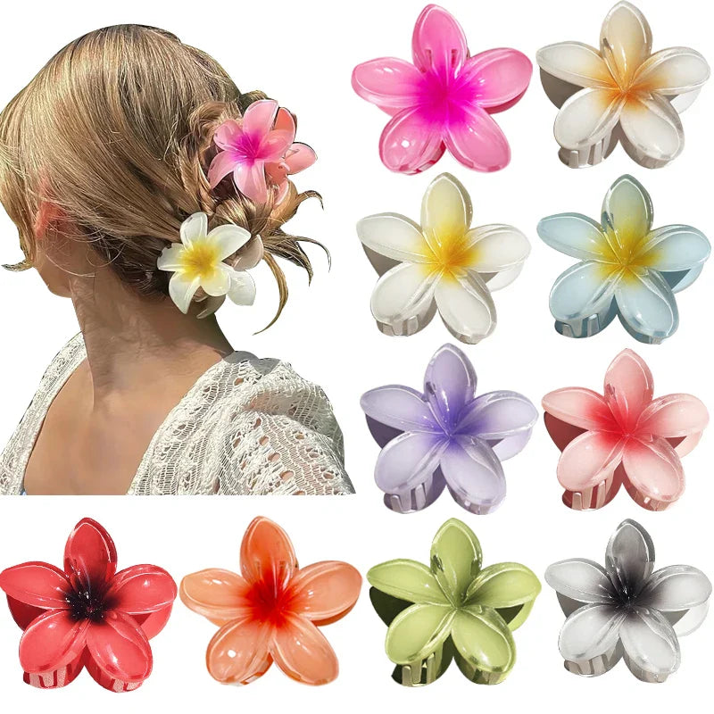 Nara | Women’s Hawaiian Gradient Flower Clip with Grip