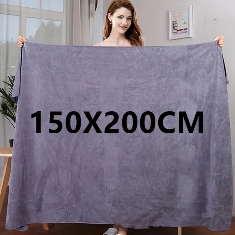 Sunny | Women’s Thick Microfiber Bath Towel with Plush