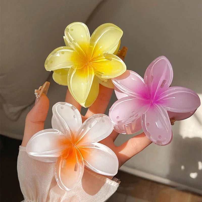 Nara | Women’s Hawaiian Gradient Flower Clip with Grip