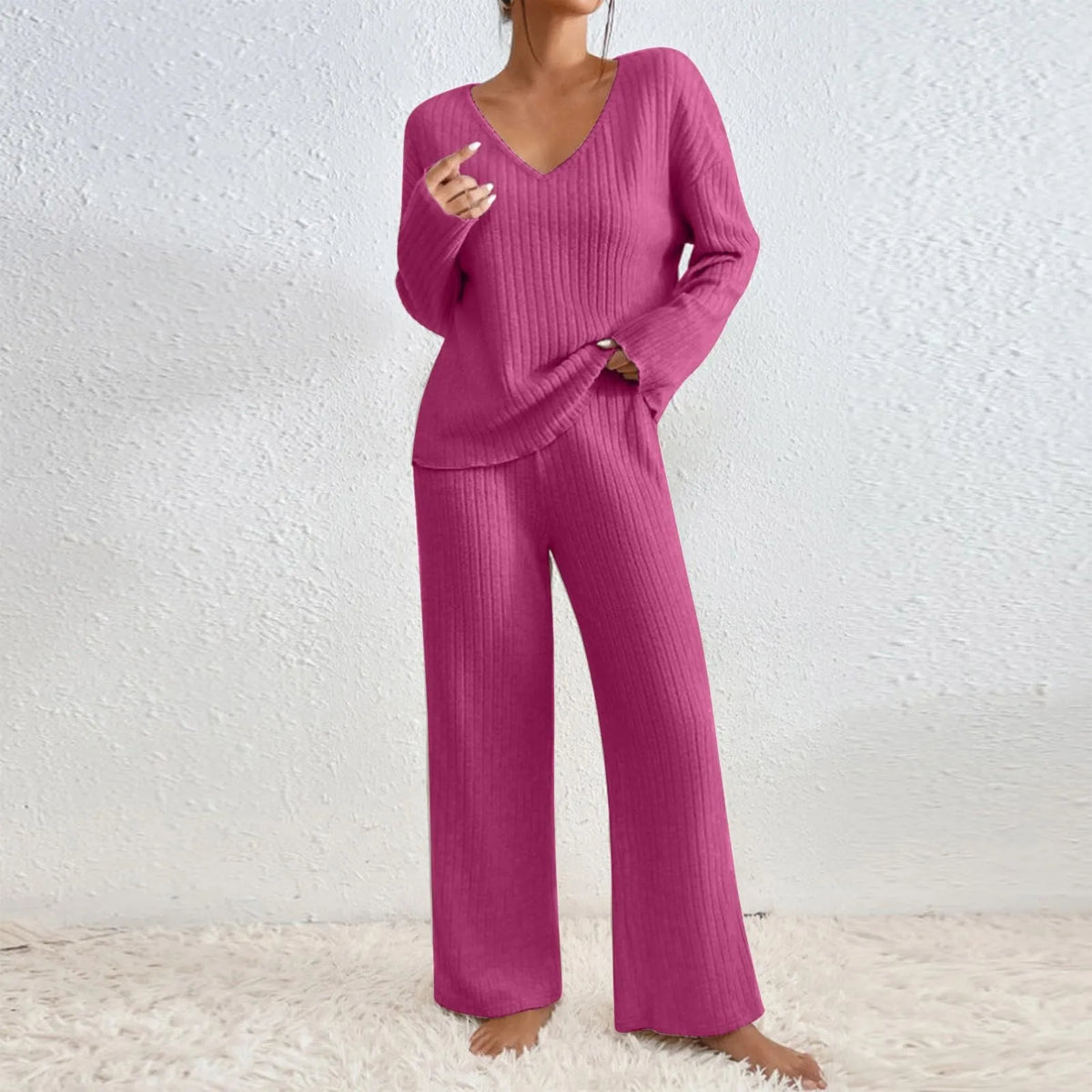 CozySet | Women’s Knitted 2-Piece Set with Soft Warmth