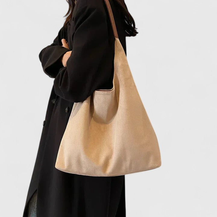 Madelyn | Women’s Plain Shoulder Bag with Wide Strap