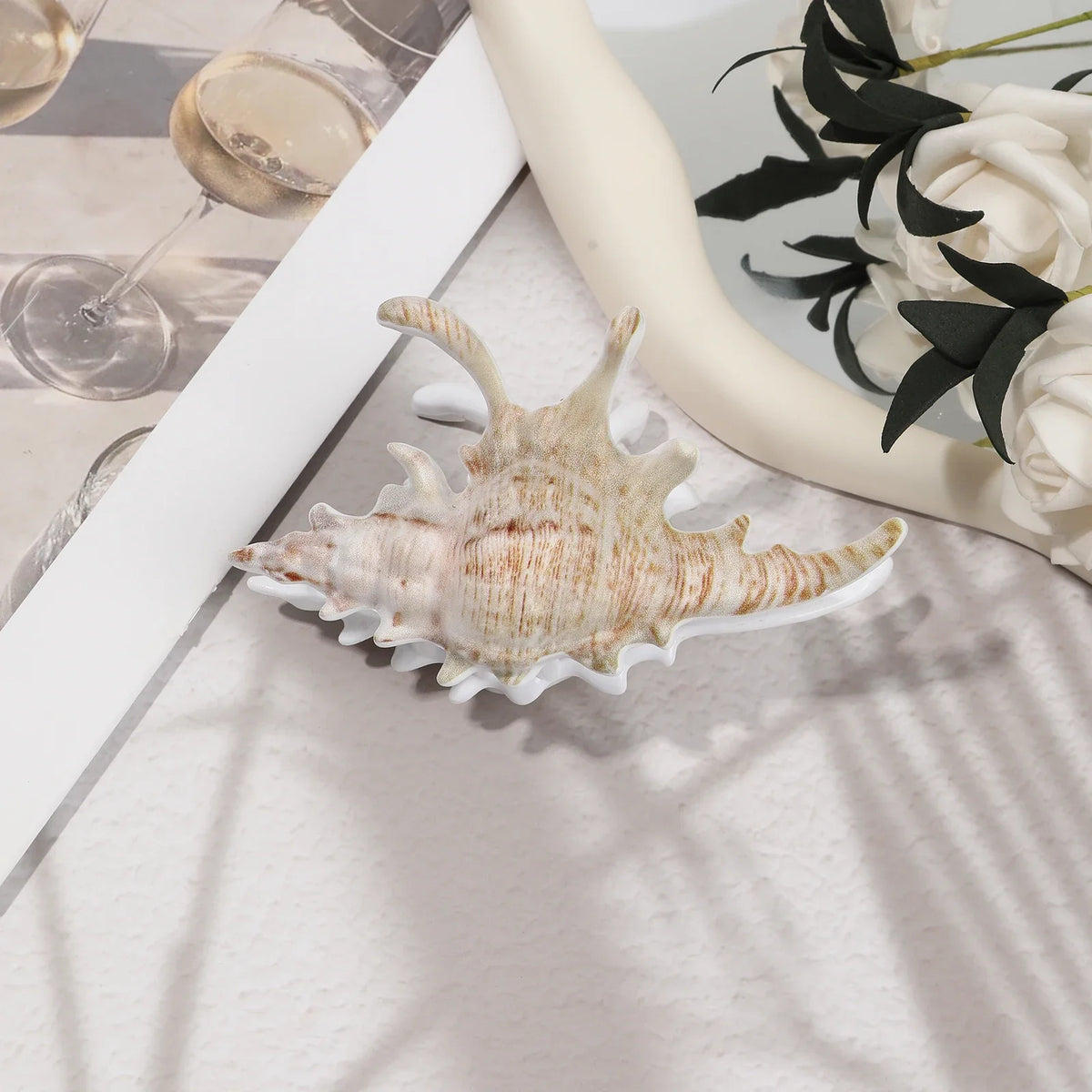AWAYTR | Women’s Ocean Conch Hair Claw with Grip