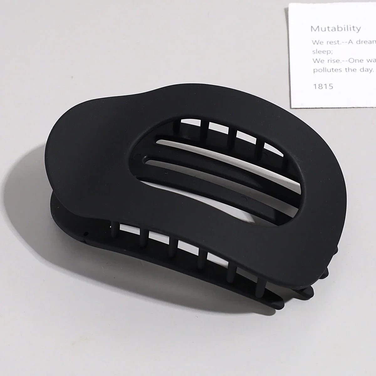 Brenda | Women’s Oval Hair Clip with Matte Finish