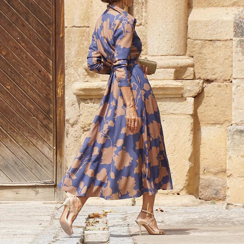 Élise | Women’s Élise Midi Dress with Cinched Waist