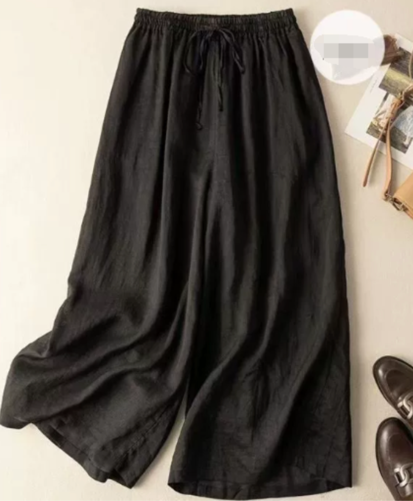 Sandra | Women’s Relaxed Wide Leg Pants with Waistband