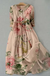 Elara™ | Floral Elegance Dress