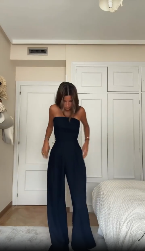 Nancy | Women’s Draped Jumpsuit with Waist Definition