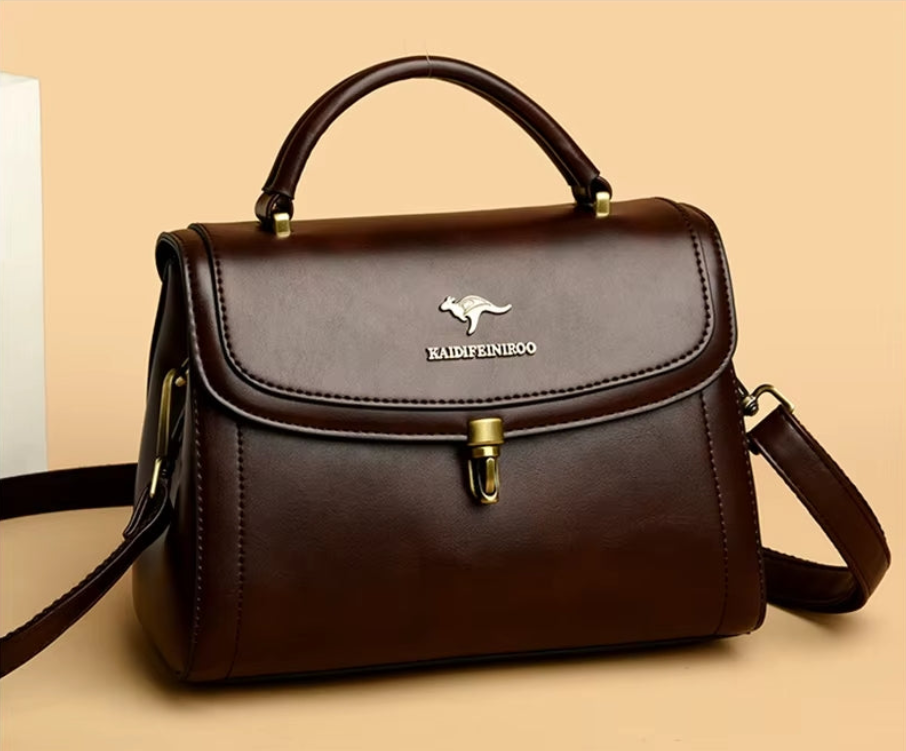 Marvella | Women’s Designer Shoulder Bag with Gold Hardware