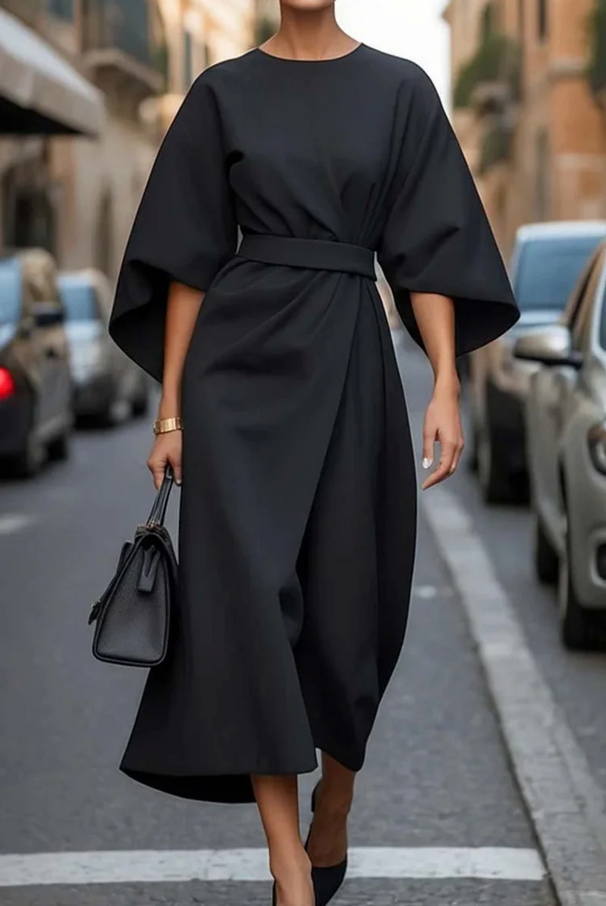 Keira | Women’s Dress with Flowing Sleeves