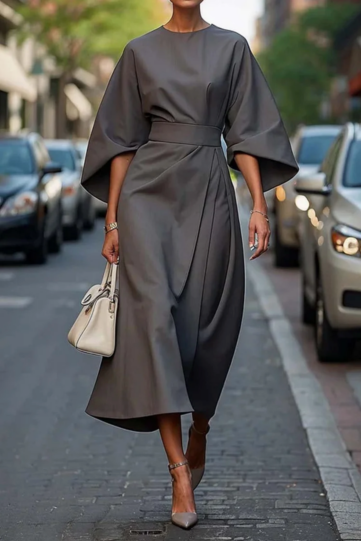 Keira | Women’s Dress with Flowing Sleeves