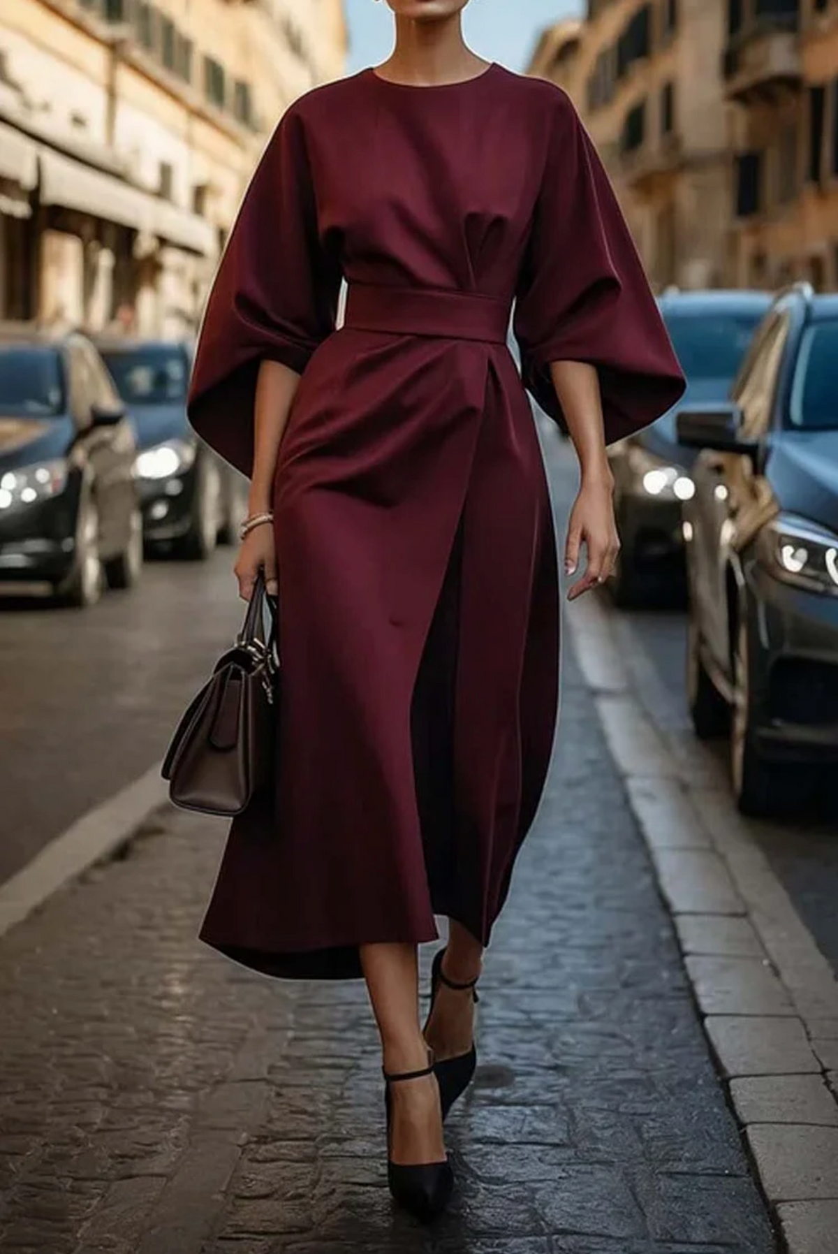 Keira | Women’s Dress with Flowing Sleeves
