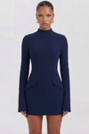 Zoe Kingsley | Long Sleeve Mock Neck Mini Dress For Women
