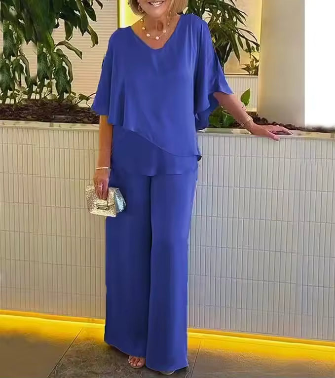 Clarissa | Women’s Elegant Two-Piece Set with Flair
