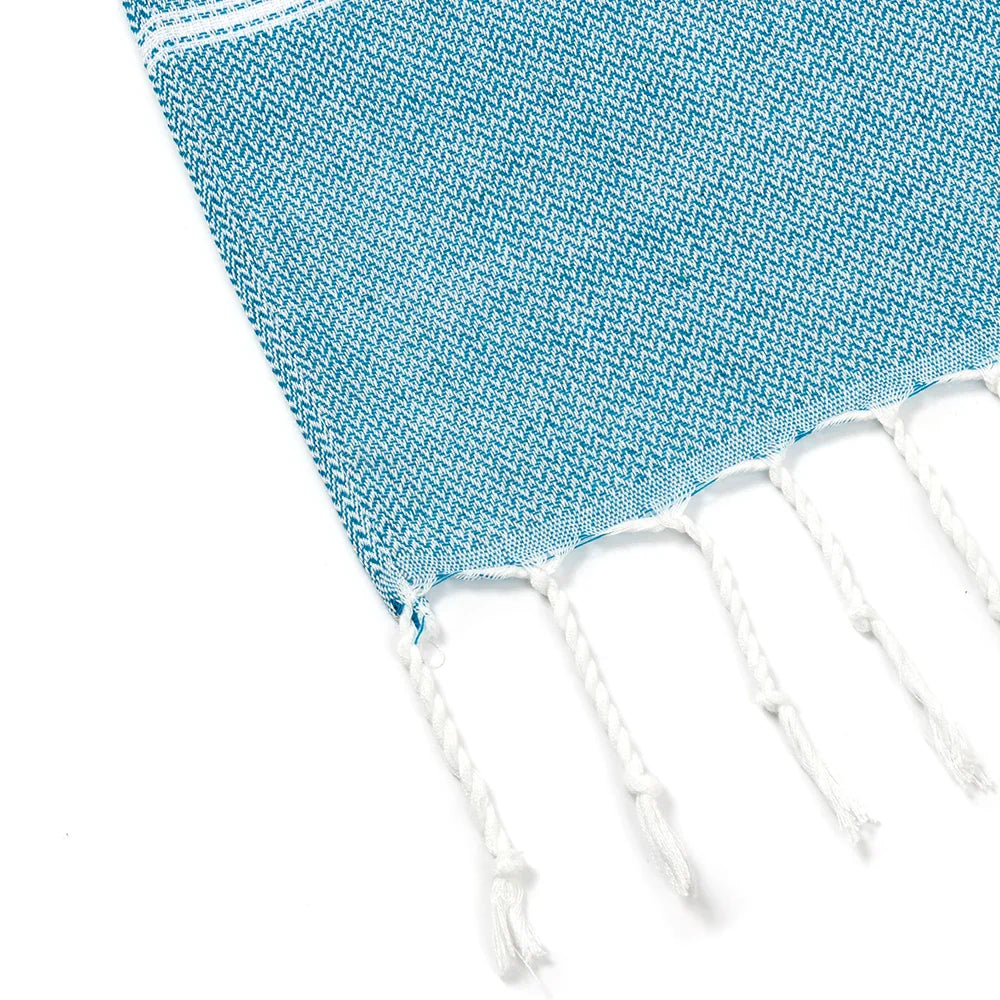 Joanna | Women’s Striped Tassel Bath Towels with Fringe