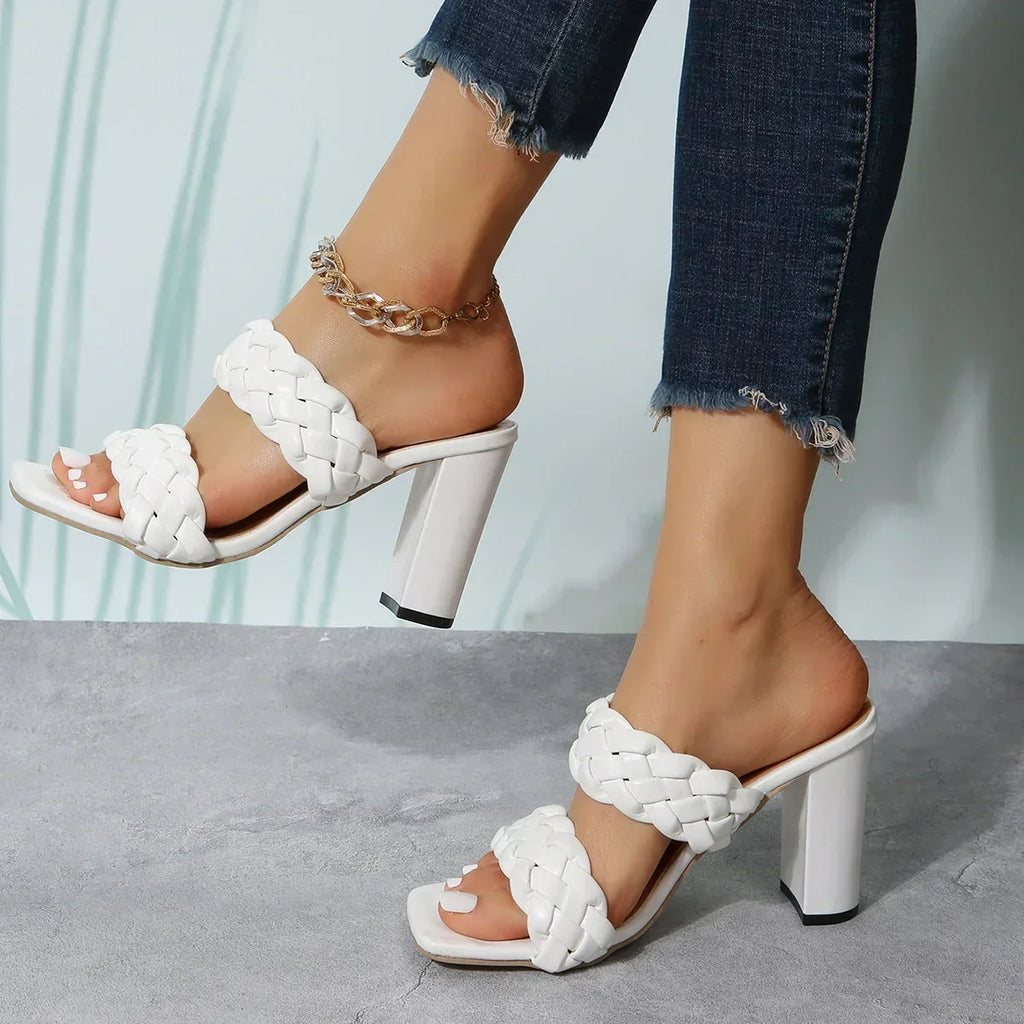 Chloe | Women’s Braided Sandal with Cushioned Sole