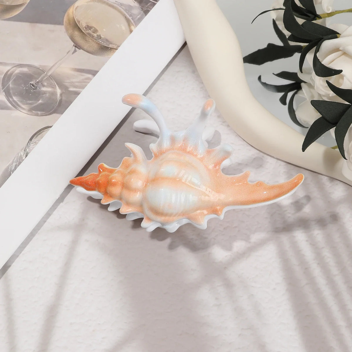 AWAYTR | Women’s Ocean Conch Hair Claw with Grip