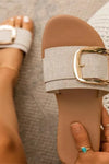 Soleil™ | Luxe Buckle Slides