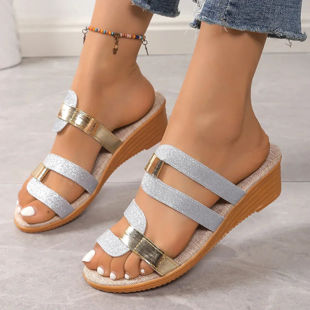 Evali | Women’s Braided Sliders with Cloud-Soft Comfort