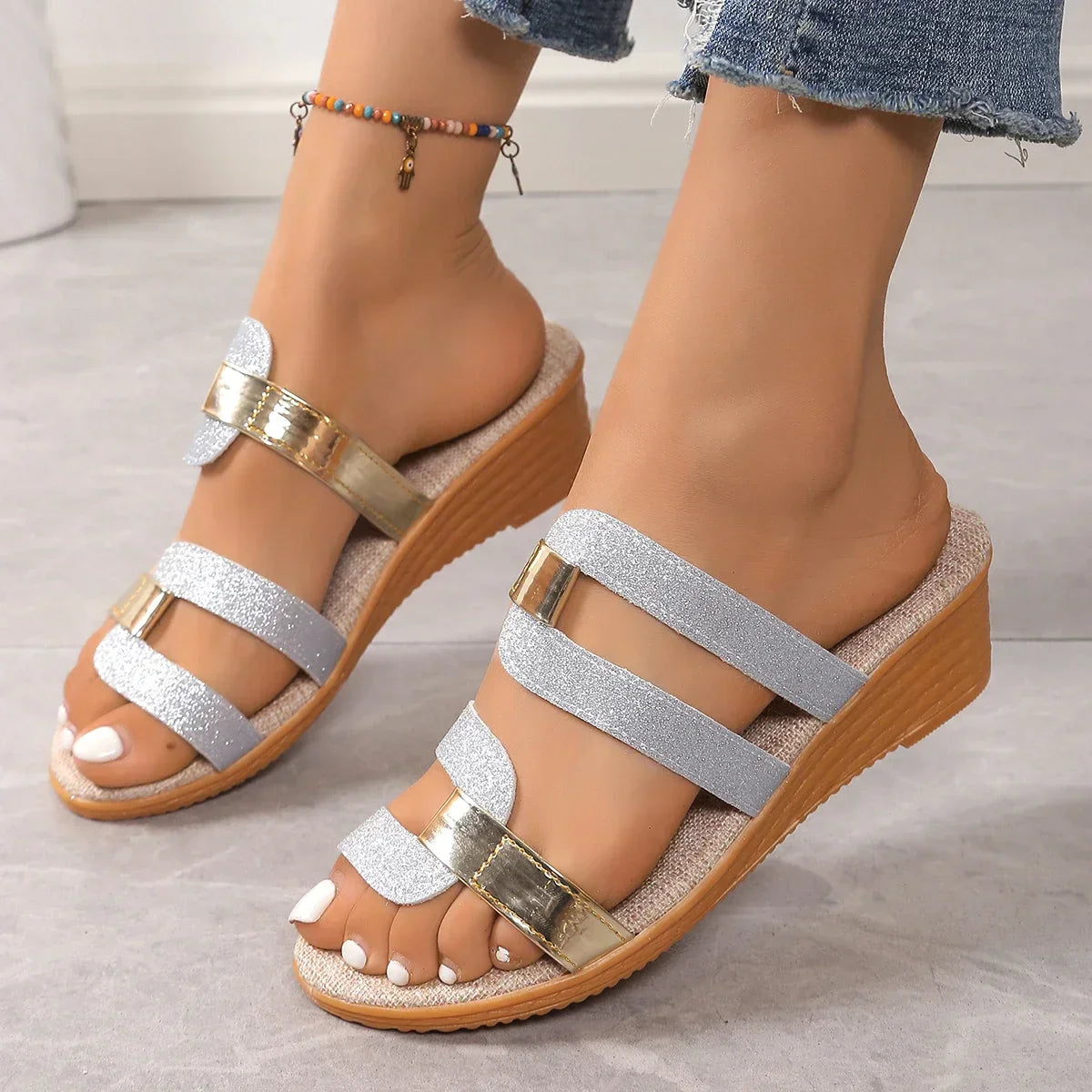 Evali | Women’s Braided Sliders with Cloud-Soft Comfort