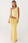 Chloe Bennett | One Shoulder Cut-Out Maxi Dress For Women