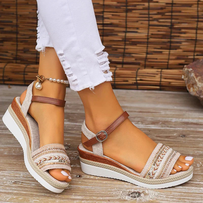 Dacie | Women’s Casual Summer Sandals with Cushioned Sole