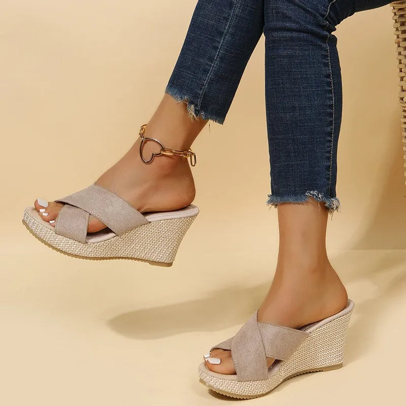 Jewel | Women’s Chic Wedge Sandals with Cushioned Insole