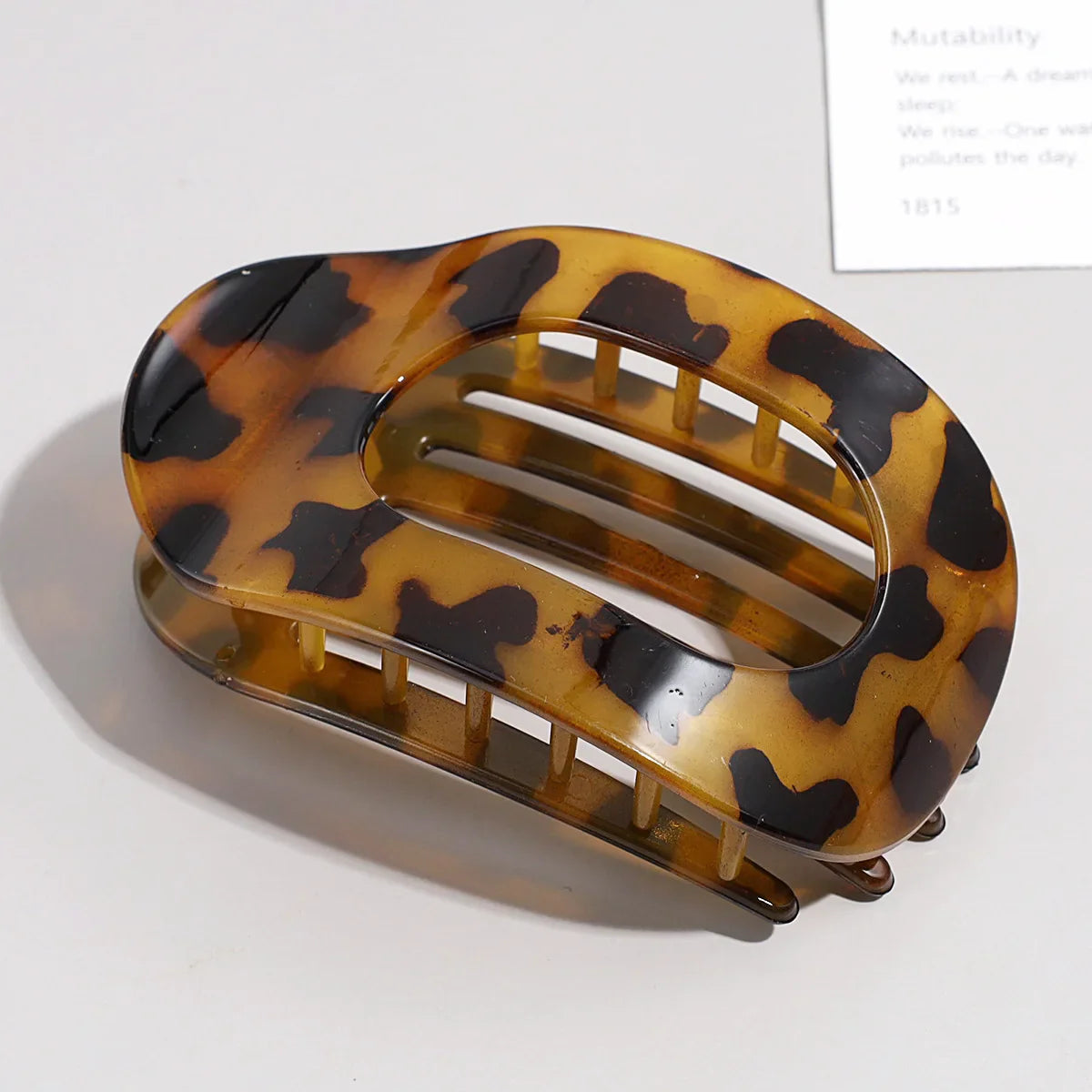 Brenda | Women’s Oval Hair Clip with Matte Finish