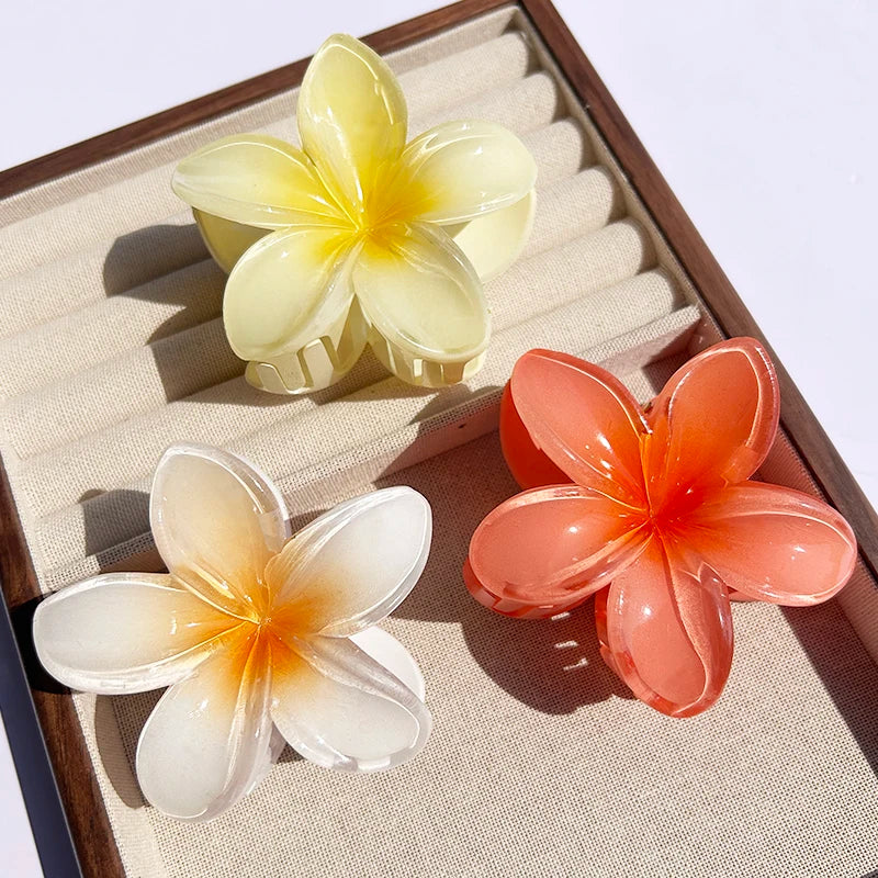 Nara | Women’s Hawaiian Gradient Flower Clip with Grip
