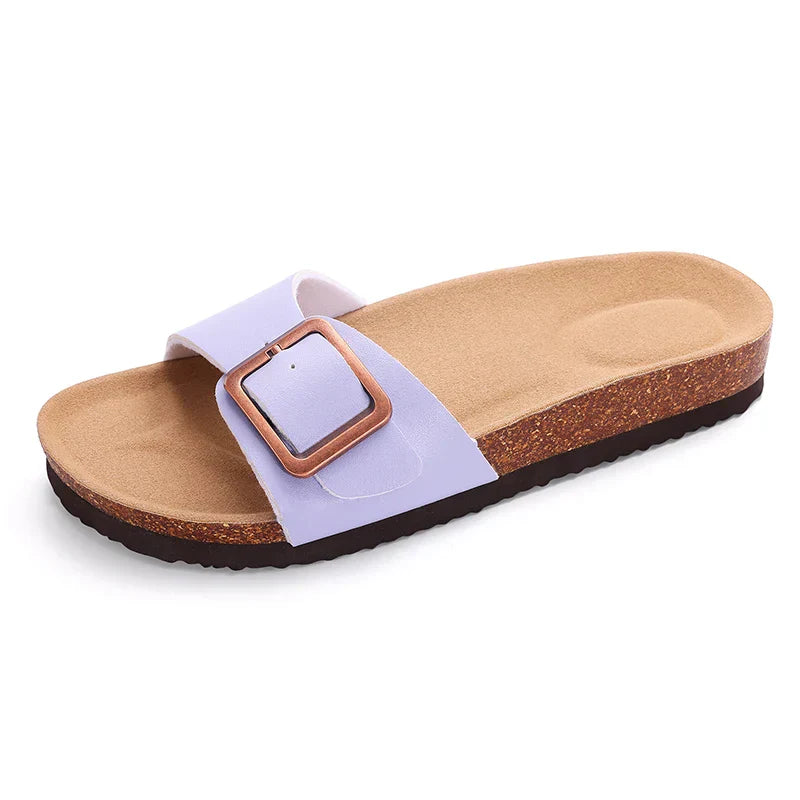 Pleuni | Women’s Terra Buckle Sandals with Cushioned Insole