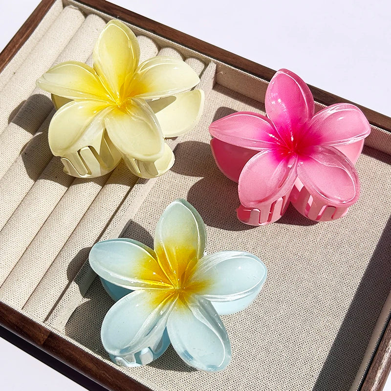 Nara | Women’s Hawaiian Gradient Flower Clip with Grip