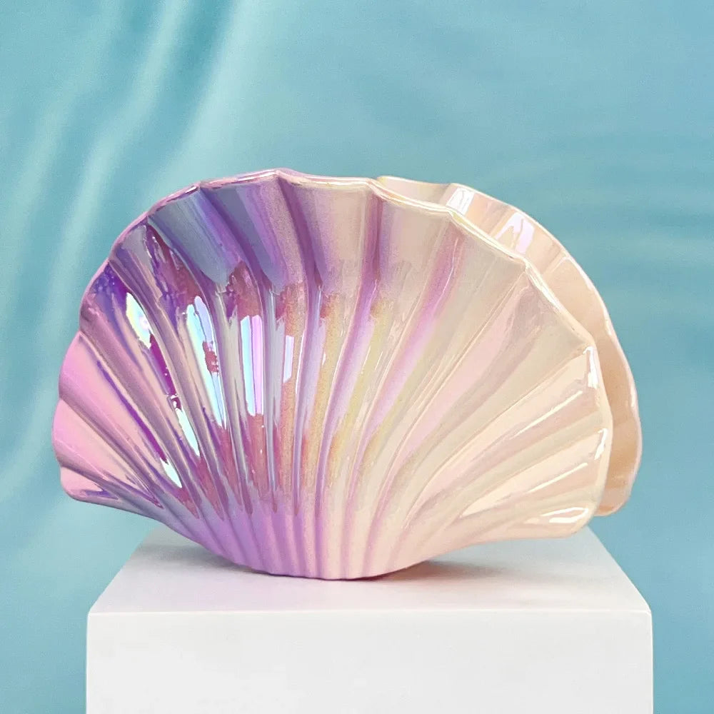 Muweordy | Women’s Gradient Shell Hair Claw with Shimmer