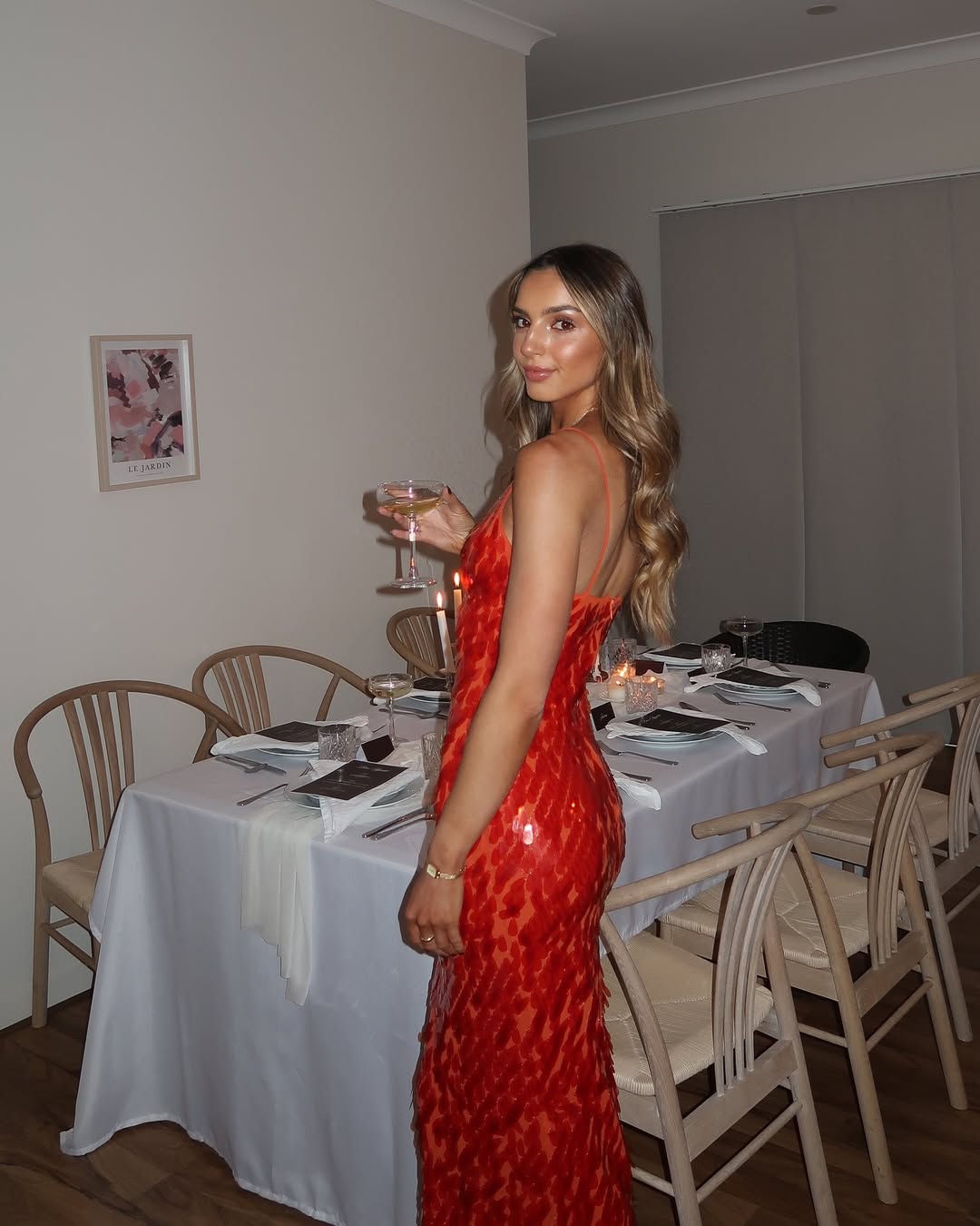 Kalea | Women’s Glitter Sequins Dress with Open-Back
